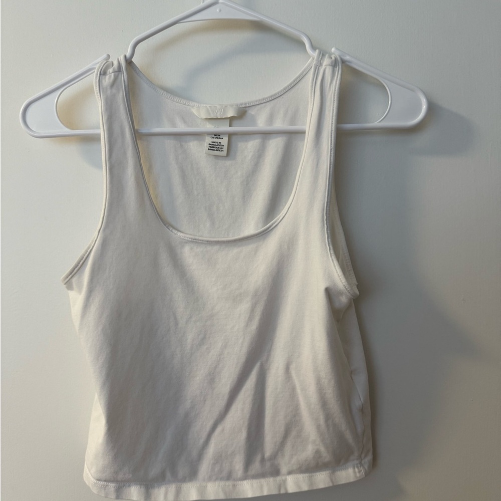 H&M Cream Crop Top